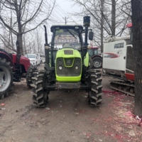 Tractor de Ruedas Zoomlion Usado de Alta Calidad, 120 HP, Modelo 1204, con Motor Diésel de 4 Cilindros y PTO de 540/1000 rpm para Agricultura