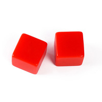 Dés vierges en acrylique de 30 mm, grandes tailles, diverses couleurs, cubes à angle droit, dés vierges personnalisés pour jeux de société