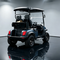Voiture de golf électrique professionnelle 48V à deux places, alimentée au lithium, en promotion, buggy de golf tout-terrain, 30-50 km/h, 70-90 km d'autonomie