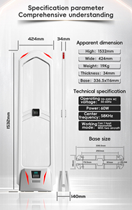 Bán lẻ không dây người truy cập báo động quần áo 58kHz an ninh cổng Antenna EAS bán lẻ an ninh chống trộm cổng RF EAS cảm biến - Product Image 5