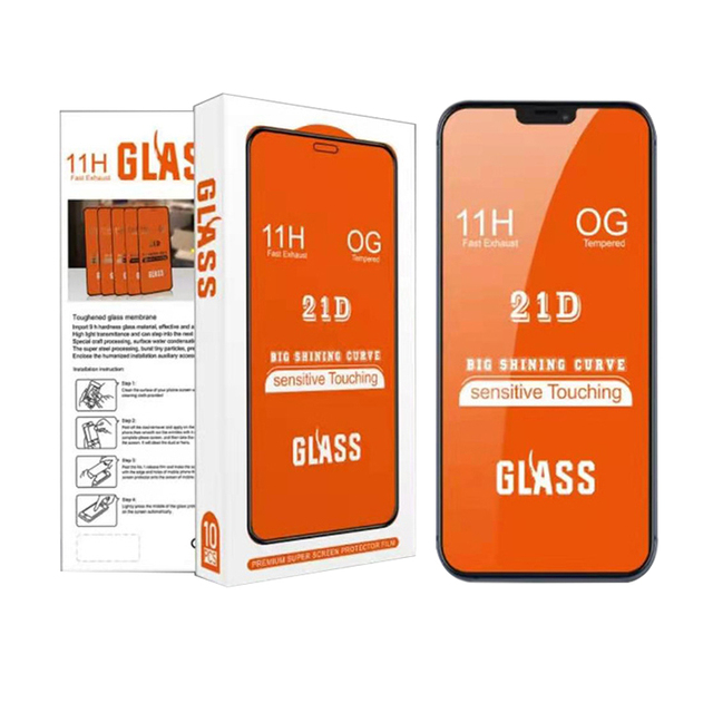 Heybingo Ultra-Thin Waterproof 2.5D 9H Tempered Glass Screen Protectors for for with Anti-Glare Protection