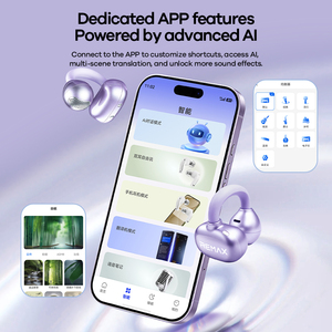 REMAX CozyBuds W29 AI <strong>Clip</strong> on Ear Headphones OWS Earphones Ear <strong>Clip</strong> Wireless <strong>Earbuds</strong> AI Translation <strong>Earbuds</strong> with APP Control - Product Image 6