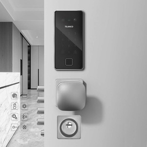 Italia stile Tuya serratura elettrica intelligente di sicurezza 3D riconoscimento facciale dell'impronta digitale connettività Wifi <span class=keywords><strong>motorizzata</strong></span> antifurto - Product Image 3