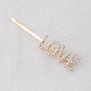 Hot Bán Phụ Nữ Kim Loại Tóc Clips Vàng Tóc Pins Cho Cô Gái Bướm Thư Ngọc Trai Tóc Trang Trí Màu Sắc Tùy Chỉnh - Product Image 6