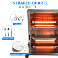 Stérilisateur miniature haute température 12L pour salon de manucure et usage domestique, armoire de désinfection à chaleur sèche 600W