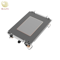 Hongyi haute Performance 1U 400W Intel LGA 4189 refroidisseur de processeur en aluminium radiateur de refroidissement par eau dissipateur de chaleur pour poste de travail de serveur