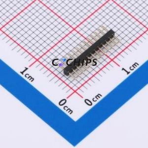 PZ1.0-UP1D-13A Pin Header P=1mm Connector ( Pin Structure: 1x13P )( Pitch: 1mm )( Round Pin / Square Pin: Pin Header ) - Product Image 1