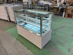 Boulangerie Pain Hôtel Mini Table Ronde Présentoir à Gâteau Rond Réfrigérateur Affichage Mini Boulangerie Comptoir Pâtisseries - Product Image 6