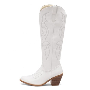 Vente en gros d'usine de <span class=keywords><strong>bottes</strong></span> de cow-boy western en <span class=keywords><strong>cuir</strong></span> fabriquées à la main pour femmes - Product Image 6