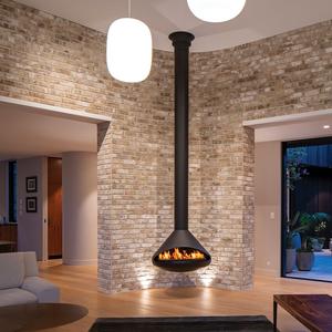 Gran oferta, chimenea colgante <span class=keywords><strong>de</strong></span> acero al carbono suspendida montada en el techo, chimenea <span class=keywords><strong>de</strong></span> bioetanol <span class=keywords><strong>de</strong></span> fuego Real - Product Image 6
