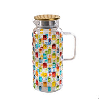 Bouilloire à eau froide grande capacité, tasse à eau bouillante, bouilloire en verre borosilicate, bouilloire à extraction froide pour thé et jus