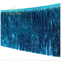 Accessoires de couture DIY pour tapisserie, 20 cm, dentelle à pampilles métalliques pour animaux de compagnie, tissu à paillettes, garnitures décoratives à longues franges pour costumes de Noël