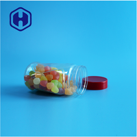 Bocaux personnalisables en plastique PET de 400 ml, étanches, sans BPA, de qualité alimentaire, pour bonbons, beurre de cacahuète, aliments en conserve, biscuits, sucre - Guangzhou