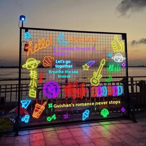 Đèn Neon <span class=keywords><strong>LED</strong></span> chữ phát sáng, biển hiệu dải đèn, đèn ngủ thương mại cho quán bar, thiết kế nền tường logo, bảo hành 1 năm - Product Image 4