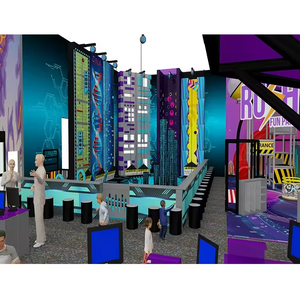 BAIHE Aire de jeux intérieure personnalisable, écologique, durable, en PVC souple, avec toboggans et zones d'escalade pour centres commerciaux, écoles et maisons - Product Image 6