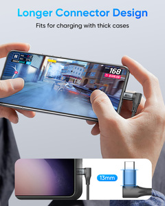 SUNGUY <b>Type</b>-<b>C</b> 60W 3A Fast <b>Charging</b> Data <b>Cable</b> Aluminum <b>USB</b> Power <b>Cable</b> Charger Retractable for Mobile Phone Laptop Car - Product Image 6