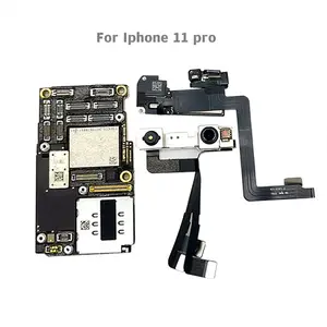 Full Working For IPhone 11 11pro Max Motherboard With Face ID 64GB 128GB 256GB Logic Board 100% Original Unlocked Mainboard