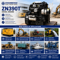 Moteur diesel SCDC Changchai ZN390T 22,1 kW 2400 tr/min refroidi par eau à démarrage électrique pour machines agricoles et de construction