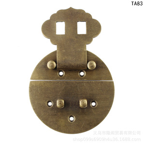 Cierre de Hebilla de Cobre Puro para Muebles, Herraje Decorativo de Estilo Antiguo - Product Image 4