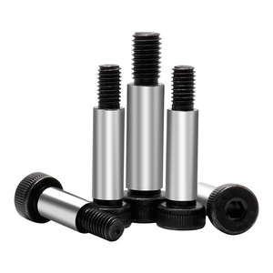 Perno de Hombro de Acero Galvanizado Negro con Cabeza Hexagonal Métrica de Grado 12.9, Fabricado en Fábrica, Venta al Por Mayor - Product Image 1
