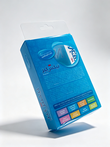 Boîte d'emballage personnalisée pour éponge de bain avec logo — Boîte de gros pour éponges de bain et éponges de maquillage, emballage de présentation en plastique transparent - Product Image 5