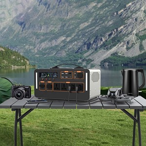Nuovissima Stazione di Alimentazione <span class=keywords><strong>2400</strong></span> 1500w di Alta Qualità con Pannello Solare, Set Completo per Campeggio Off-Grid - Product Image 5