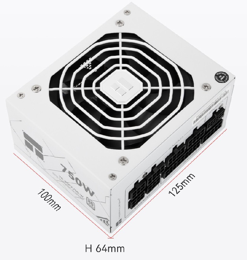 750W Gold SFX Computer Power Supply - ATX 3.0, 20+4Pin Interface