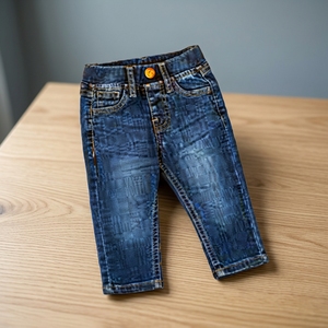 Jersey Unisex de Peso Pesado Medio, Pantalón Informal de Alta Calidad, Jeans de Mezclilla, Doble Bolsillo, Ajuste de Gran Tamaño, Lona Transpirable Francesa de Invierno - Product Image 2