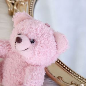 Porte-clés pendentif en peluche ours en dessin animé de 12 cm, mignon animal en peluche, accessoires de sac, cadeau pour garçons et filles - Product Image 6