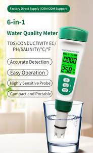 Analyseur de qualité de l'<span class=keywords><strong>eau</strong></span> MF51 multiparamètres 6 en 1 : pH, salinité, conductivité, TDS, résistivité, température - Product Image 2