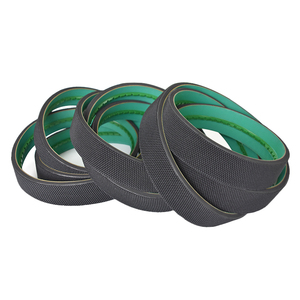 Customizable OEM Yellow-Green Nylon Transmission <strong>Flat</strong> Sponge <strong>Conveyor</strong> <strong>Belt</strong> Labeling Machine Elastic Cloth Coating Foaming Sponge - Product Image 1
