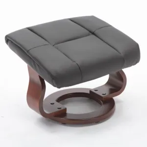 Sillón reclinable giratorio manual de diseño moderno con otomana PU + PVC, de diseño moderno, de la marca - Product Image 5