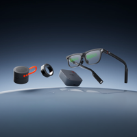 Lunettes de traduction IA INMO GO3 – Traducteur instantané multilingue, 9 langues hors ligne, 8h d'autonomie
