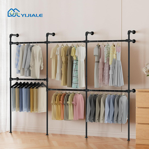 <span class=keywords><strong>Perchero</strong></span> Extensible Moderno YIJIALE, <span class=keywords><strong>Perchero</strong></span> Metálico para Ropa, para Dormitorio, Hotel, Sala de Estar - Product Image 4