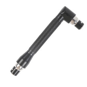 Vente en gros usine Embouts de tournevis hexagonaux en L de 1/4 po (6,35 mm) à double extrémité à 90 degrés, qualité professionnelle, outils de serrage noirs - Product Image 3