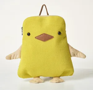 독점 특허 디자인 최신 패션 키즈 학교 가방 배낭 어린이 애니메이션 귀여운 오리 아기 동물 배낭