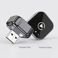 Adaptateur CarPlay sans fil 2 en 1, dongle Android Auto, boîte AI CarPlay, plug and play, faible latence pour iPhone, Android, stéréo