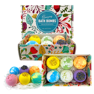 Bombes de bain colorées biologiques à marque privée pour femmes - Vente chaude - Product Image 1