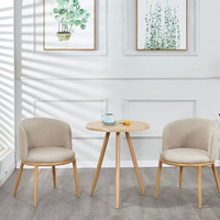 Chaise de salle à manger moderne en tissu, légère, durable et portable pour la réception d'hôtel, la maison et l'usage commercial