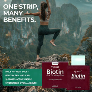 OEM/ODM Formule entièrement naturelle éclaircissante pour la peau, anti-rides, bandes orales de biotine, vitamines à dissolution rapide, dose personnalisée pour adultes - Product Image 2