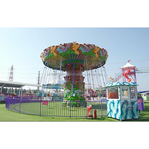 Manèges à chaises volantes d'extérieur populaires de 16 à 36 places à vendre – Équipement d'attractions pour parcs d'attractions - Product Image 3
