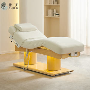 Shi Lu Factory Luxcuy, mesa de tratamiento de masaje cosmético, Spa Facial, reclinable, cama de belleza de pestañas curvas eléctricas - Product Image 2