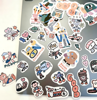 Pegatinas troqueladas personalizadas |   Pegatinas Personalizadas de Anime y Personajes de Dibujos Animados con Logotipo de Empresa |   Etiquetas Adhesivas Impermeables