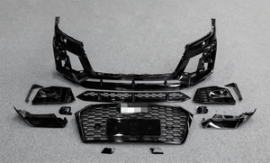 ชุดกันชนรถยนต์สำหรับ <span class=keywords><strong>Audi</strong></span> Q <span class=keywords><strong>5</strong></span>อัพเกรด RSQ,ชุดกันชน<span class=keywords><strong>5</strong></span>ดาวพร้อมตะแกรงกระจาย ABS สำหรับรถยนต์พร้อมท่อไอเสีย - Product Image 2
