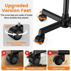 High Quality Beauty Spa Salon Cart Rolling Trolley Cart Salon Nail Rolling Aluminium Adjustable Height Salon Tray Cart - Product Image 5