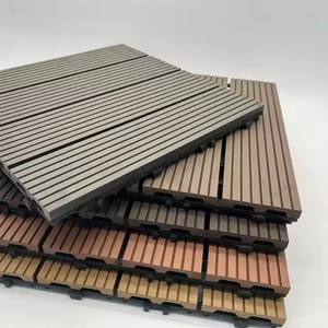 Tarima de WPC para Patio Exterior, Baldosas Encajables Impermeables, Baldosas de Madera para Interiores, DIY - Product Image 2