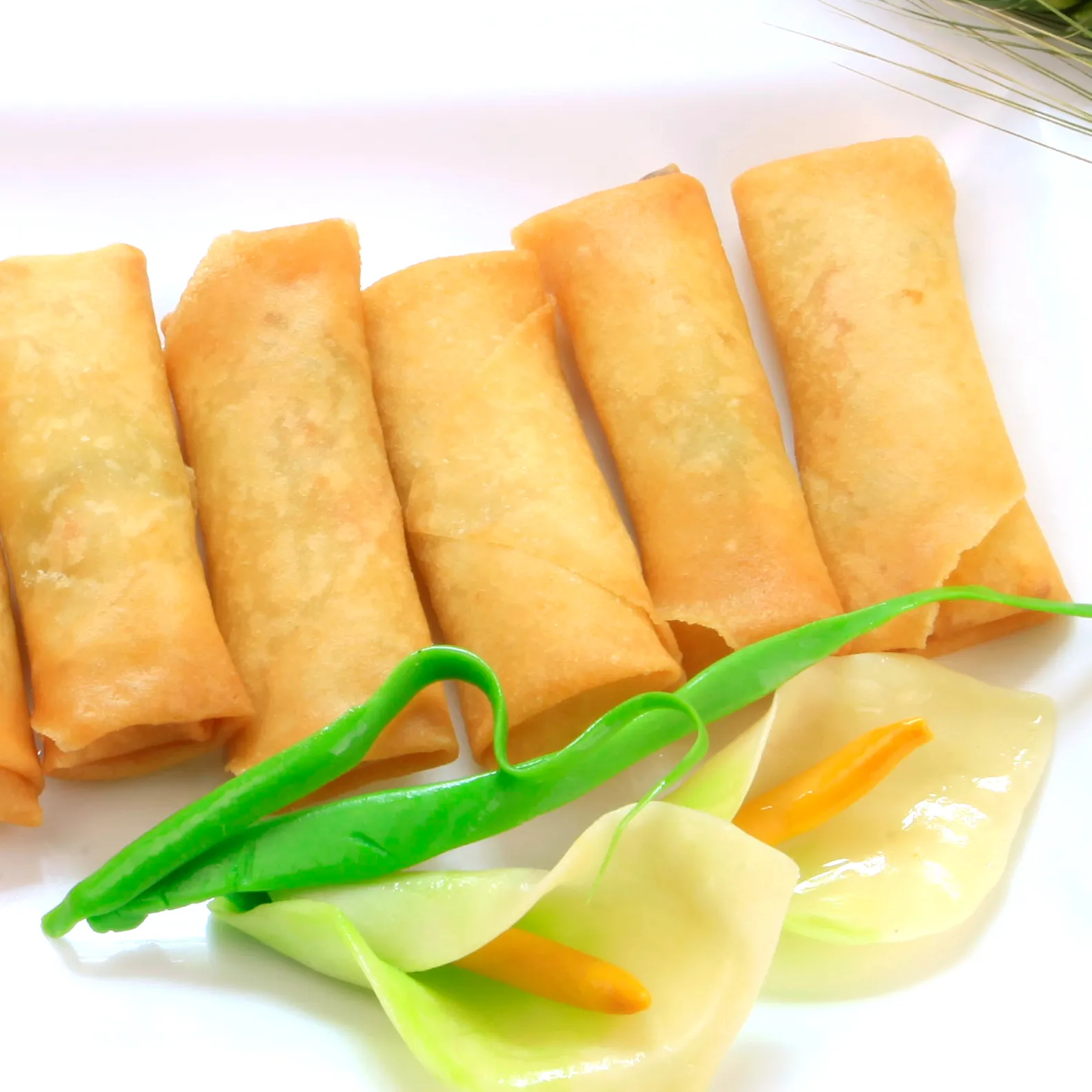 IQF Snack Chinês Legumes Frozen Spring Rolls