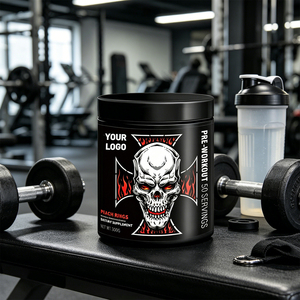Suplemento Personalizado Pre-Entrenamiento con Creatina Monohidrato en Polvo, Proteína de Suero, BCAA, Ganador de <span class=keywords><strong>Masa</strong></span> Muscular, Bebida Energética para Gimnasio, Aumento de Peso Muscular - Product Image 2