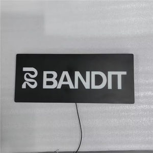 Caja <span class=keywords><strong>de</strong></span> Luz LED <span class=keywords><strong>de</strong></span> Proyección Personalizada con Doble Logotipo, Letrero Giratorio Redondo con Cuchilla Especializada para Publicidad en Tiendas - Product Image 4