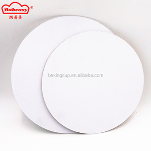 10 pouces 16 pouces carré rond blanc or argent comprimé base gâteau conseil - Product Image 5